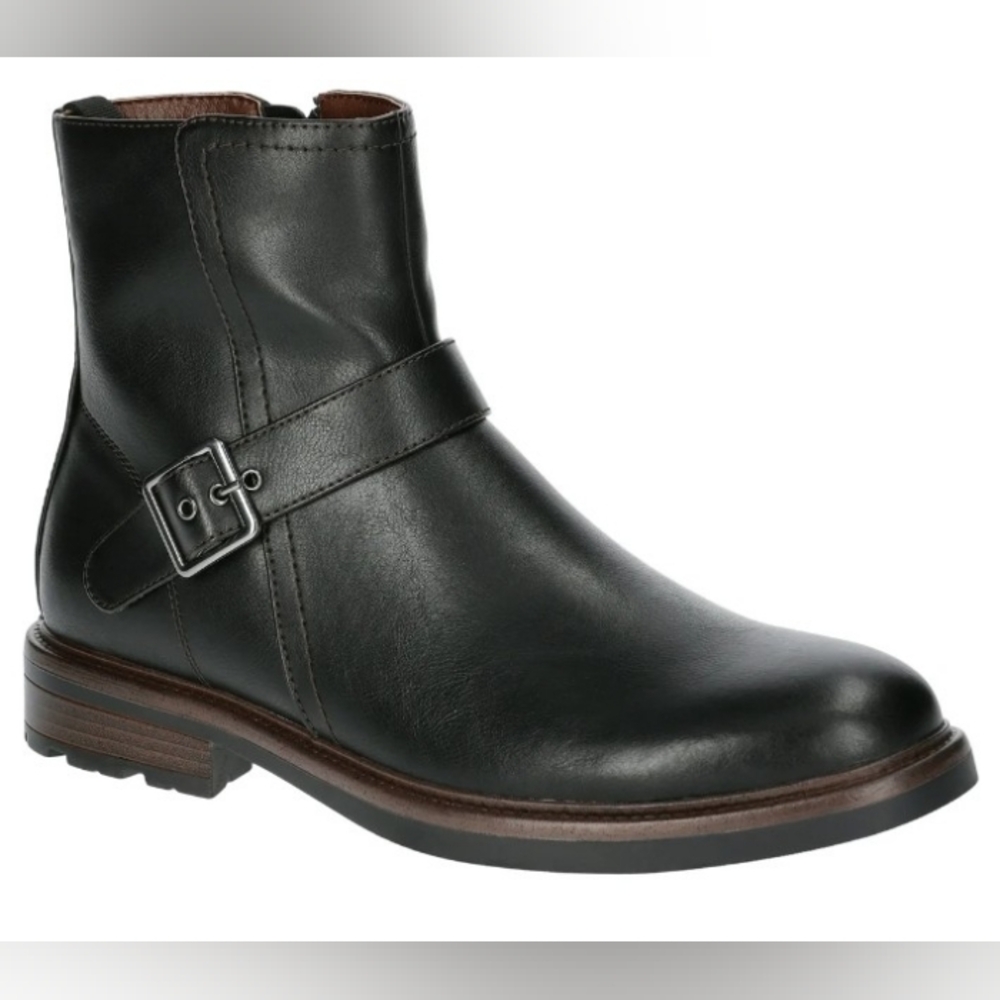 Men's Buckle Boots.    Size 11.      Black.       NWT